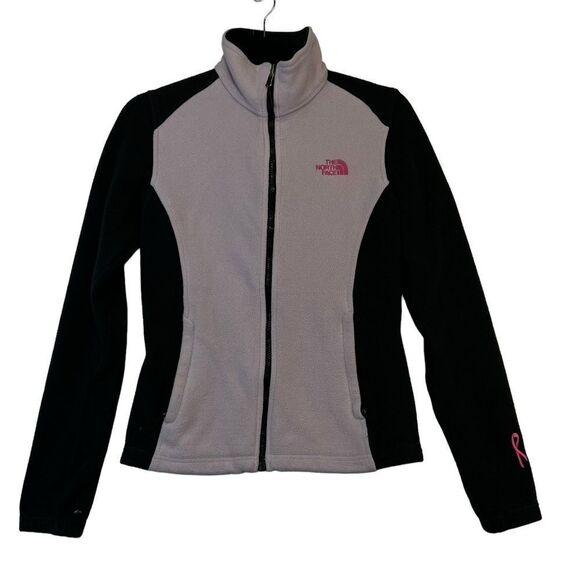 The North Face Osito Breast Cancer Awareness Fleece Zip-up Jacket xs - Picture 1 of 15